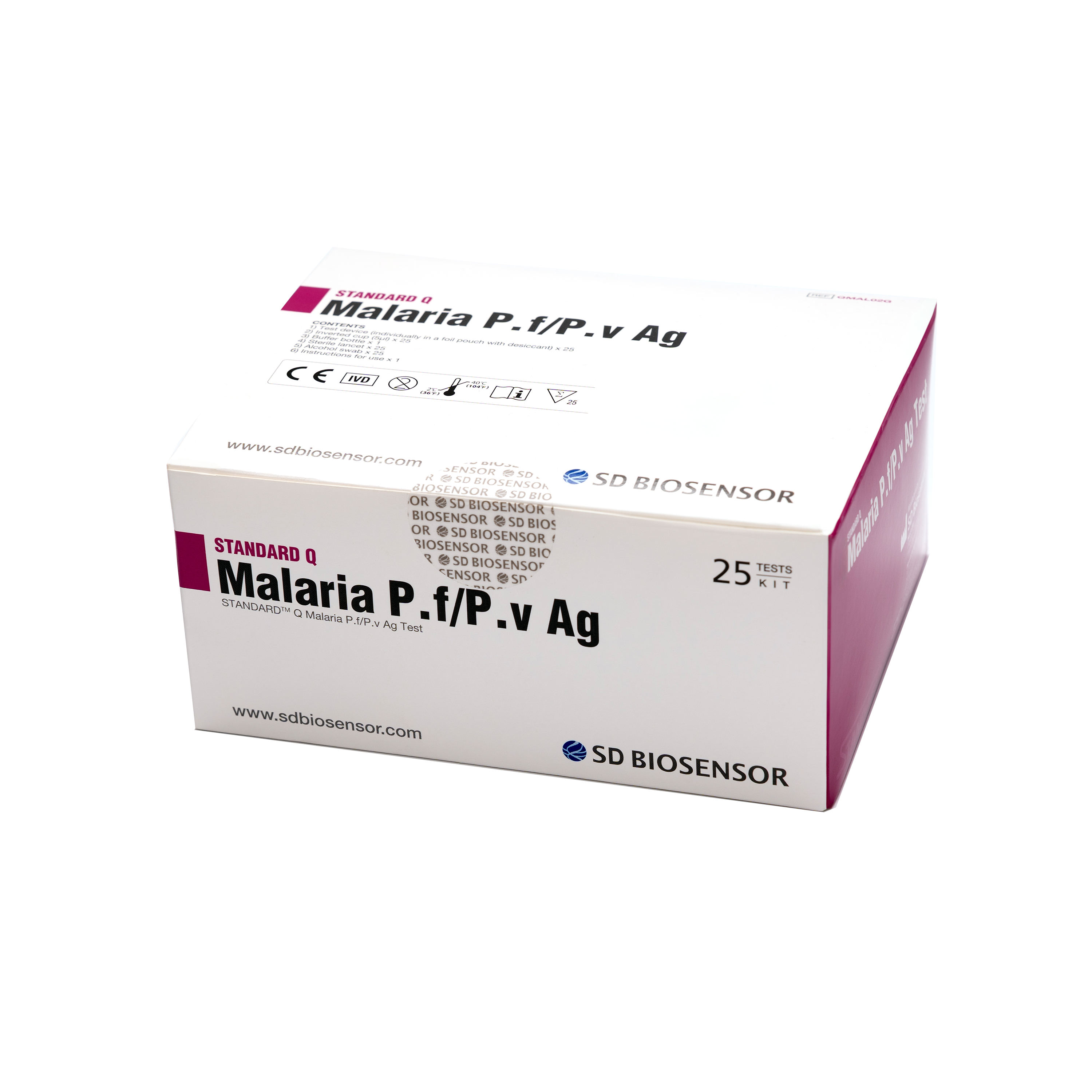 Standard Q Malaria P.f/P.v Ag Reagenzienkit (25 Stk.)