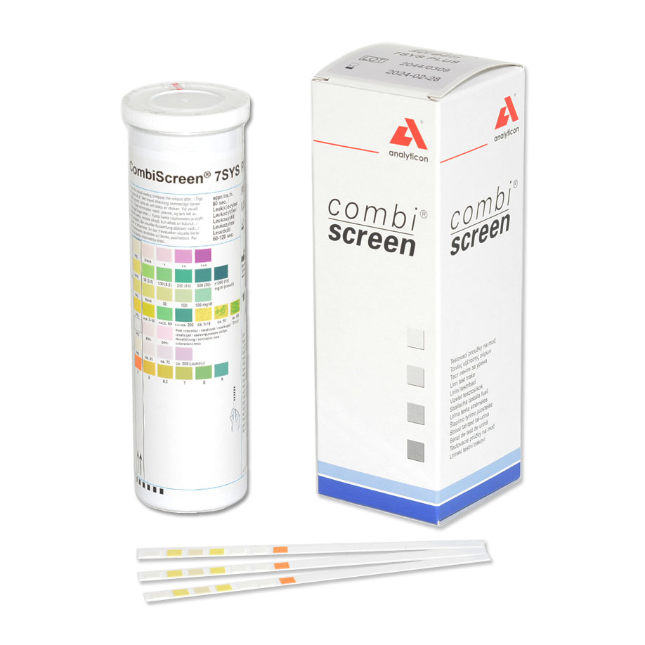 CombiScreen 7 SYS PLUS Urinteststreifen (100 Tests)