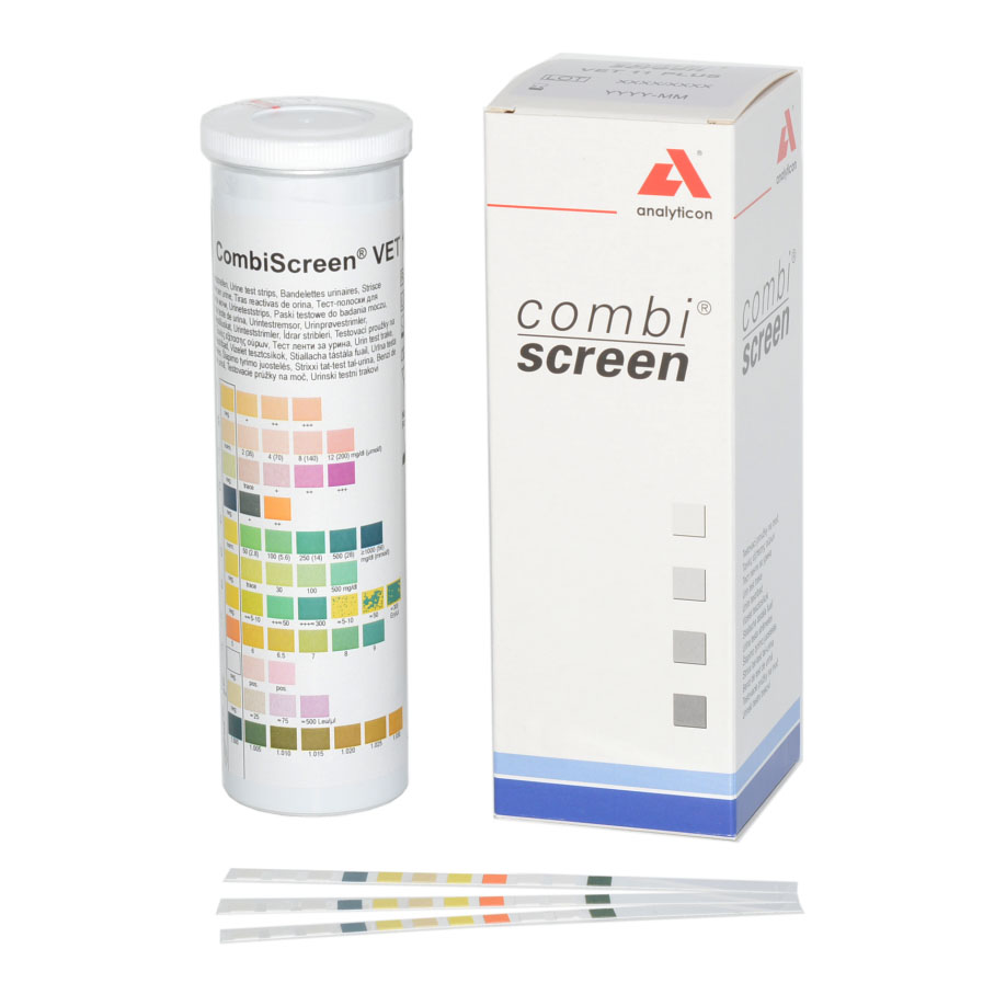 CombiScreen VET 11 PLUS	Urinteststreifen (100 Tests)