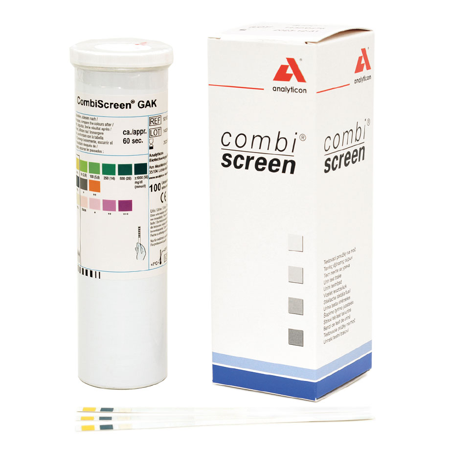 CombiScreen GAK Urinteststreifen (100 Tests)