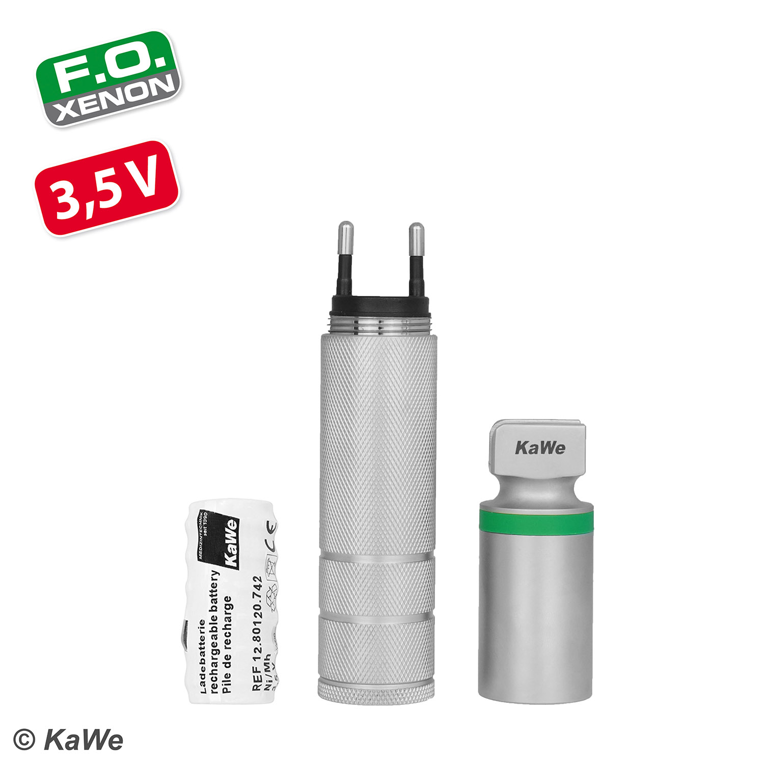 F.O.Xenon-Ladegriff, mittel, 3,5 V, inkl. Akku NiMH für Steckdose 240 V