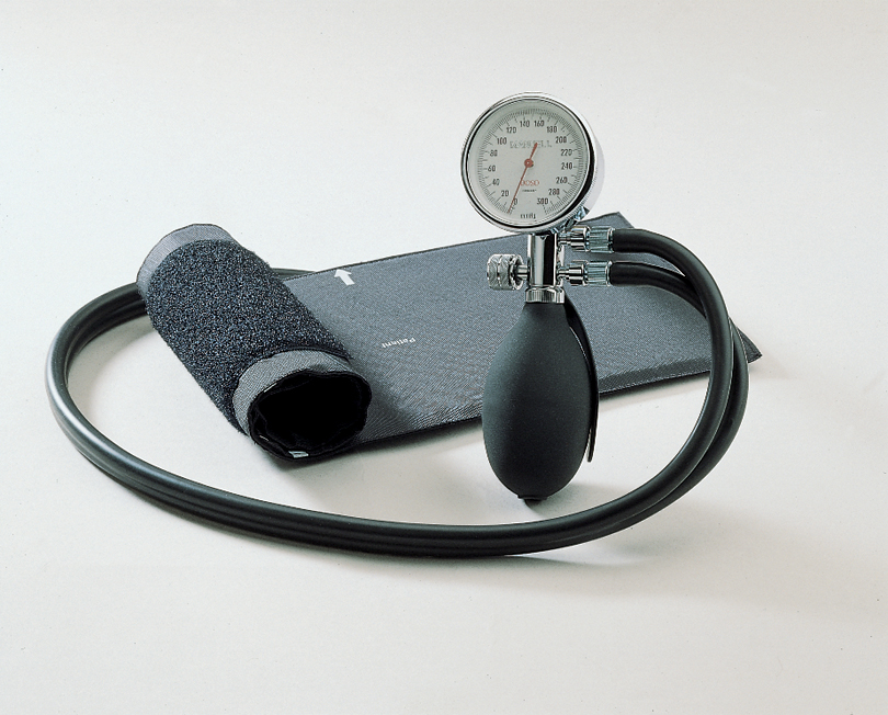 boso manuell Blutdruckmessgerät, mit Klettenmanschette, Doppelschlauch