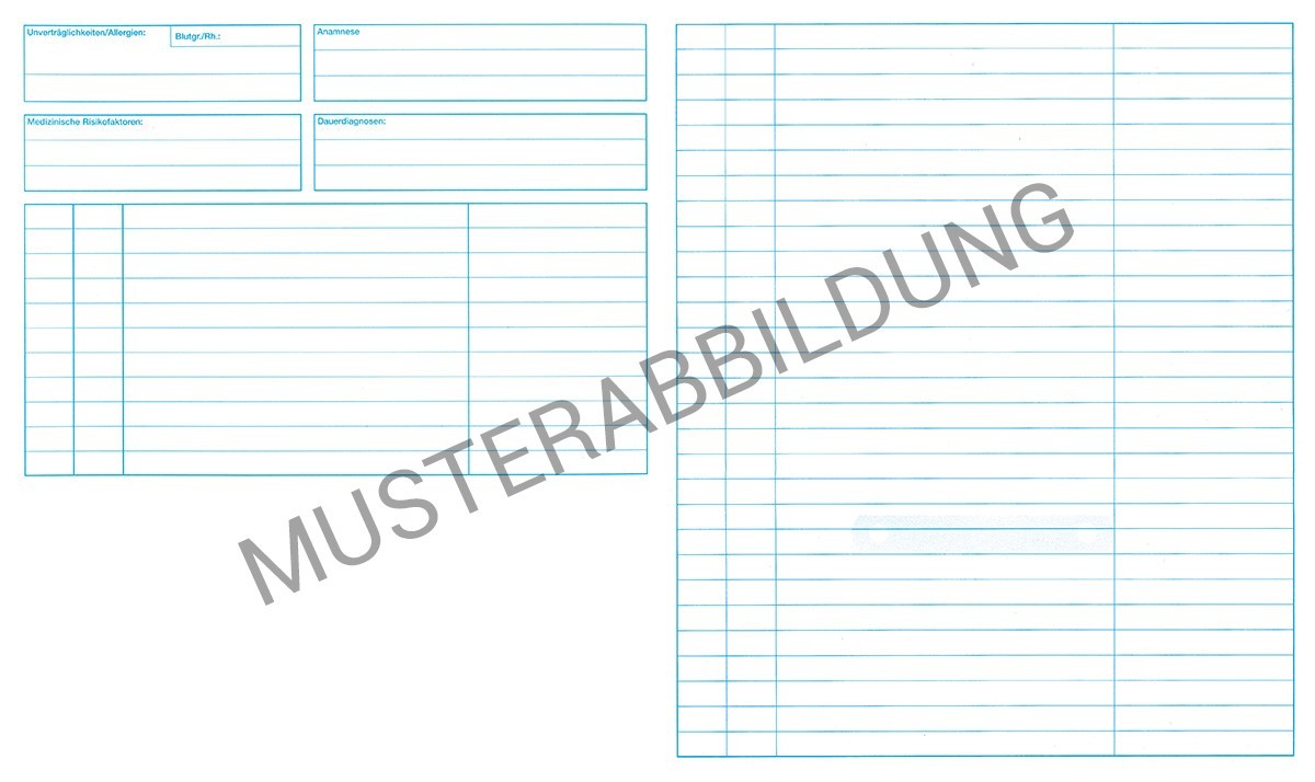 SUPRA Allgemein – eine praktische, gebrauchsfertige Karteimappe im DIN A5 Format, ideal für den Praxisbedarf. Diese gefalteten Karteimappen bieten eine übersichtliche Dokumentation und kommen in einer Verpackungseinheit von 250 Stück.