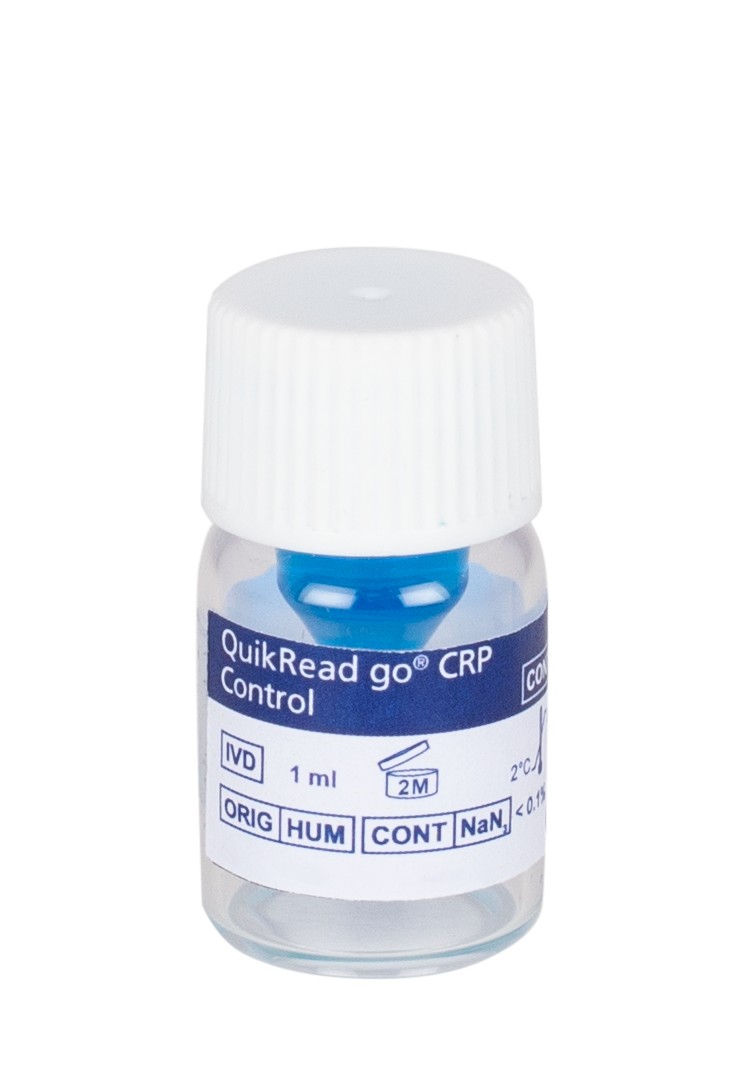 Aidian QuikRead go® CRP Kontrolllösung Blue